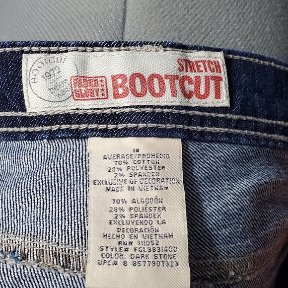 Faded Glory Stretch Bootcut Women's Jeans Size 18 - Picture 8 of 8